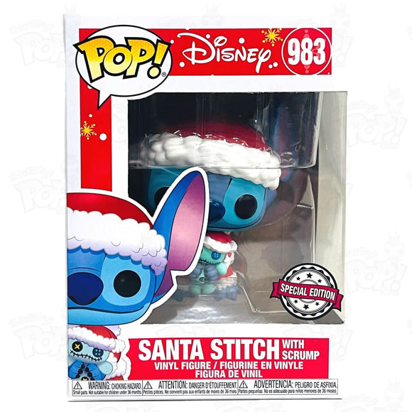 Disney Santa Stitch With Scrump (#983) Funko Pop Vinyl