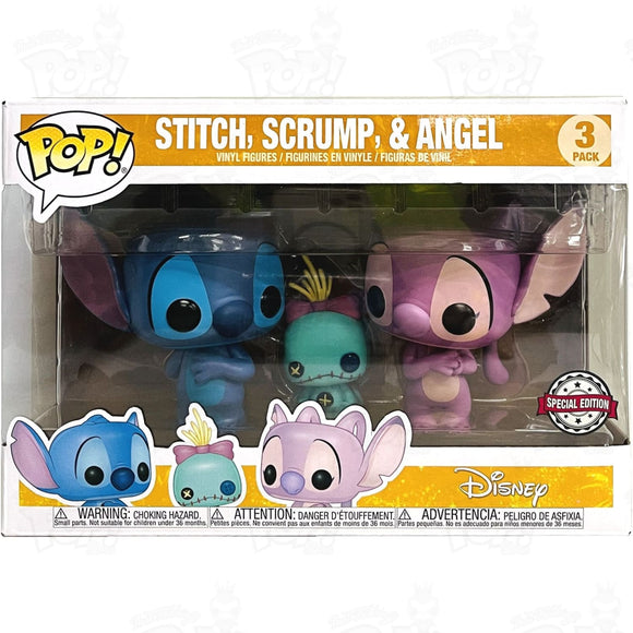 Disney Lilo & Stitch - Scrump Angel 3 Pack Special Edition Funko Pop Vinyl