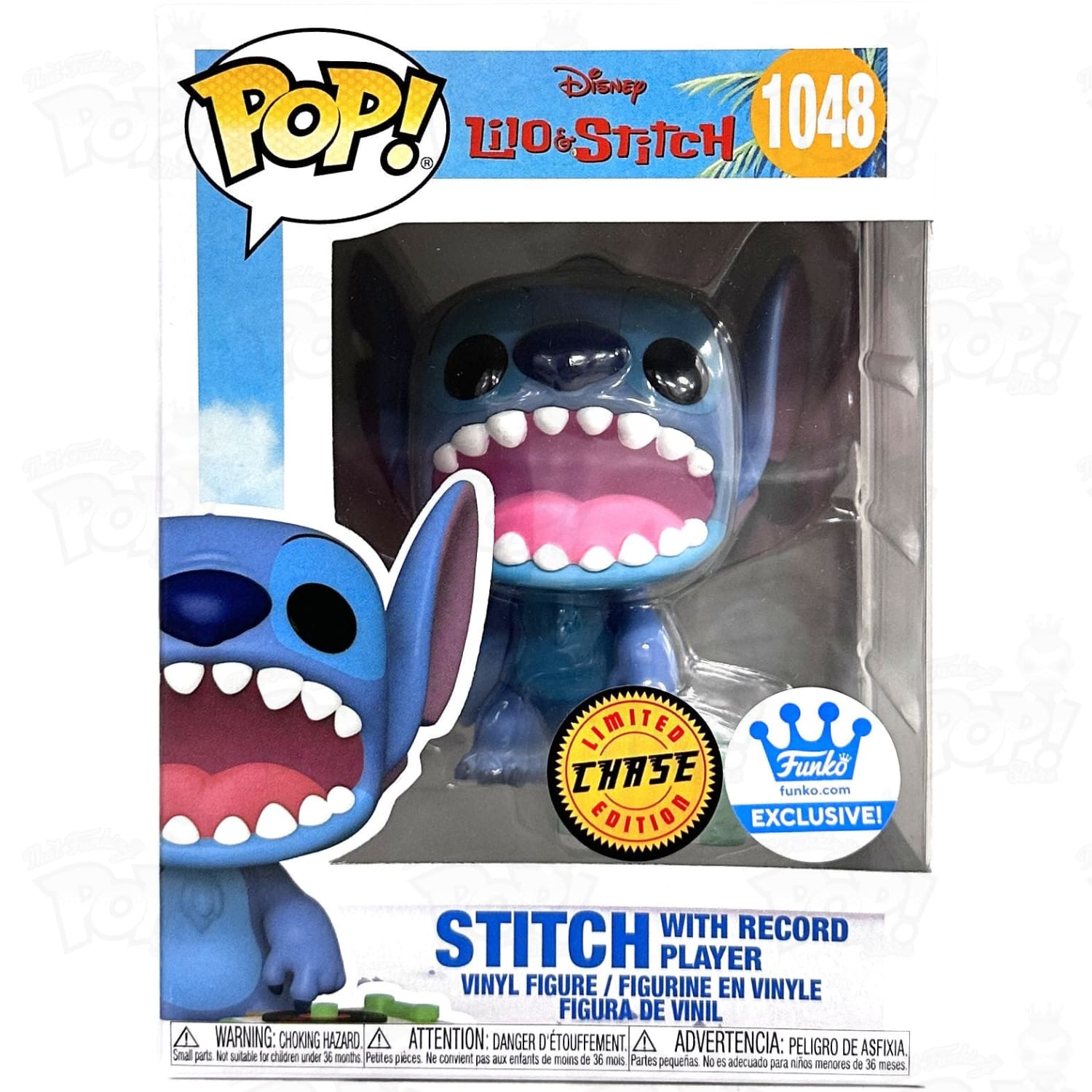 Funko Pop! Disney Chase outlet Stitch with Record player #1048