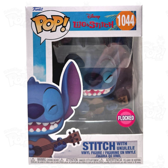 Disney Lilo & Stitch - With Ukulele Flocked (#1044) Funko Pop Vinyl