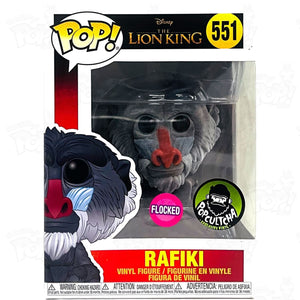 Disney Lion King Rafiki (#551) Flocked Popcultcha Funko Pop Vinyl