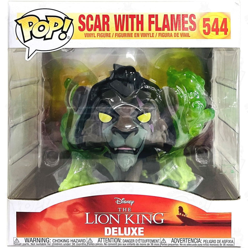 Scar with flames 2024 funko pop