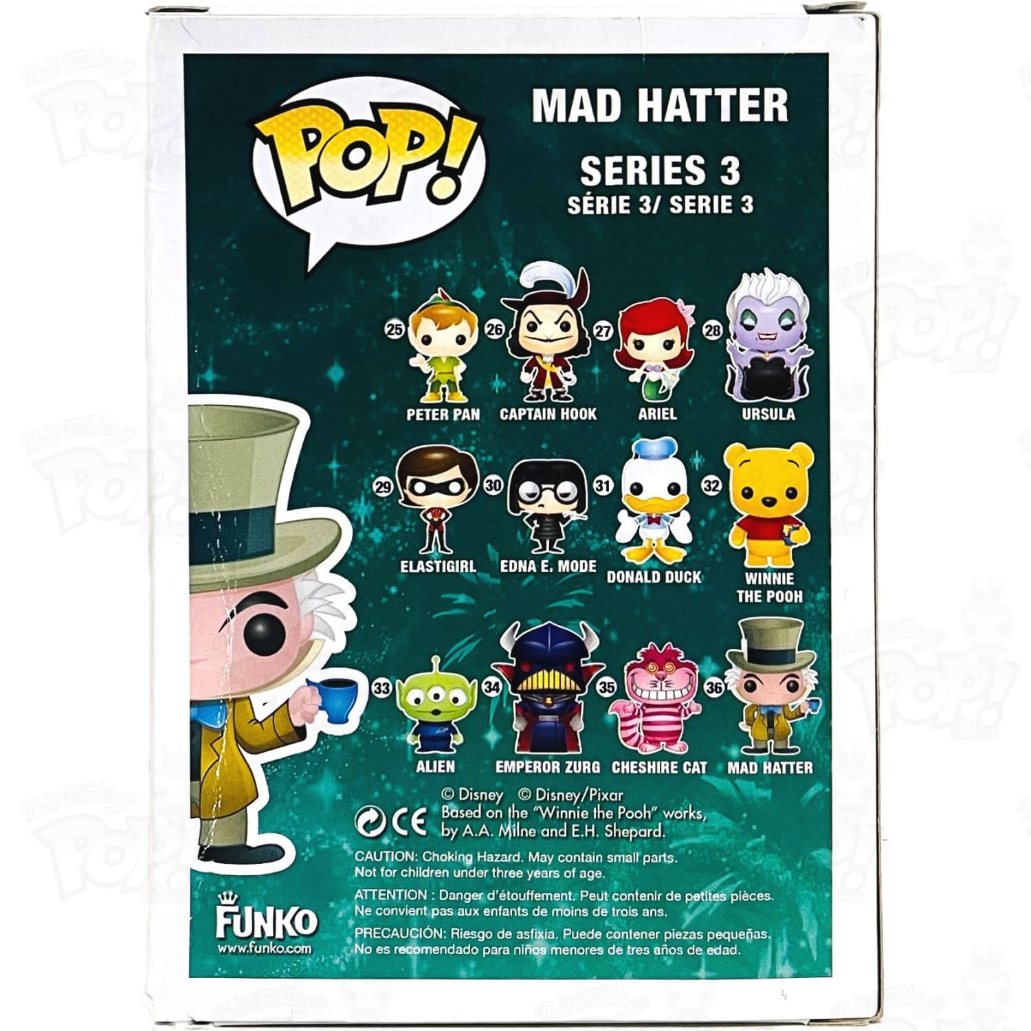 Disney Store outlet Mad Hatter Funko Pop #36