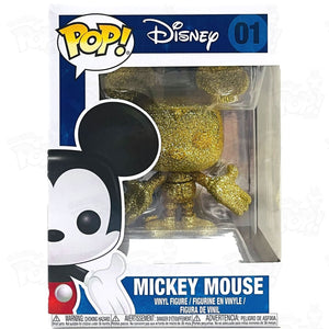 Disney Mickey Mouse (#01) Gold Glitter Funko Pop Vinyl