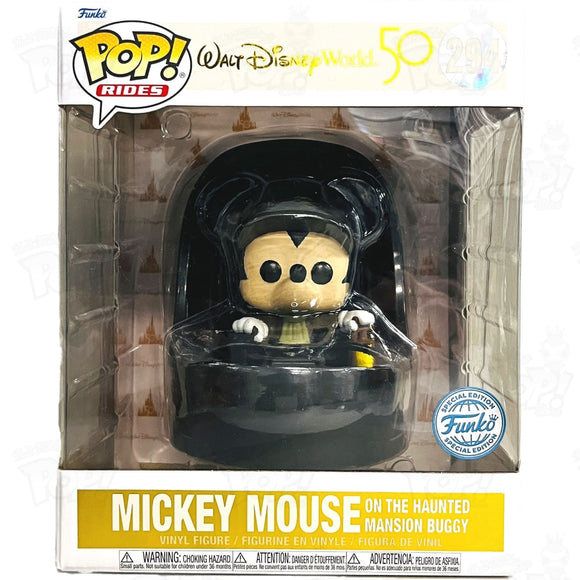 Disney Mickey Mouse On The Haunted Mansion Buggy (#294) Funko Pop Vinyl