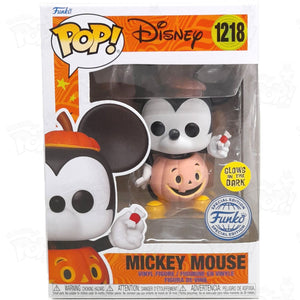 Disney Mickey Trick Or Treat Gitd (#1218) Funko Pop Vinyl