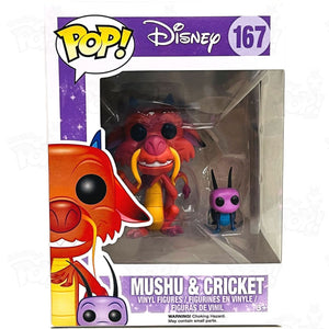 Disney Mulan Mushu & Cricket (#167) Funko Pop Vinyl