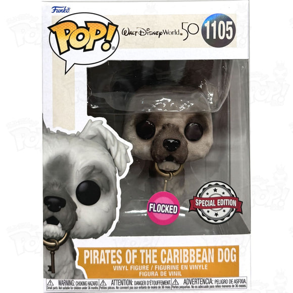 Disney Pirates Of The Caribbean Dog (#1105) Flocked Funko Pop Vinyl