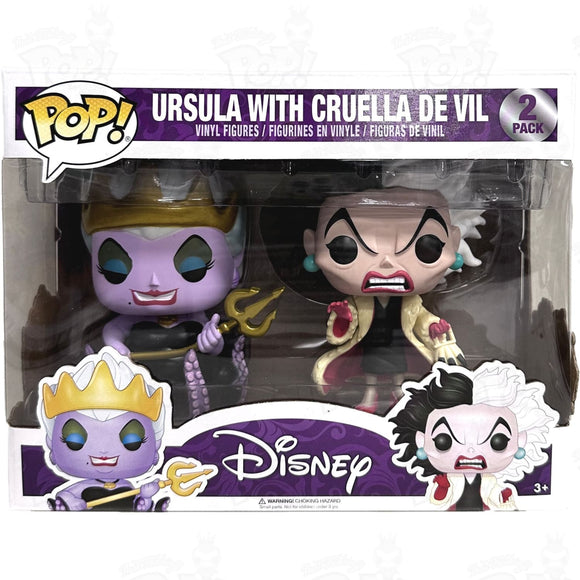 Ursula With Cruella De Vil (2-Pack) Funko Pop Vinyl