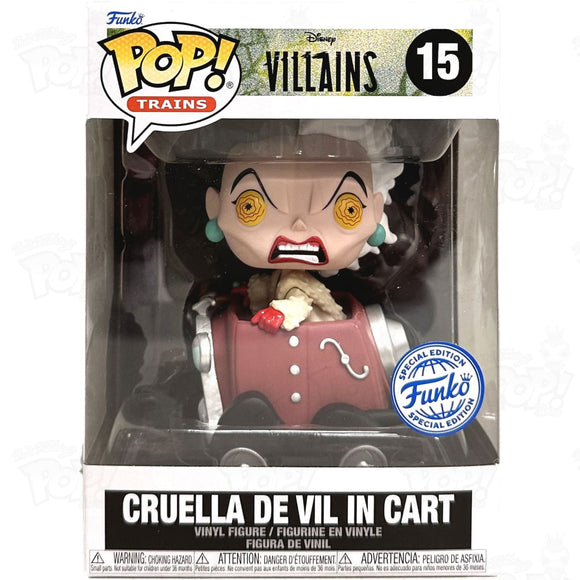 Disney Villians Cruella De Vil In Cart (#15) Funko Pop Vinyl