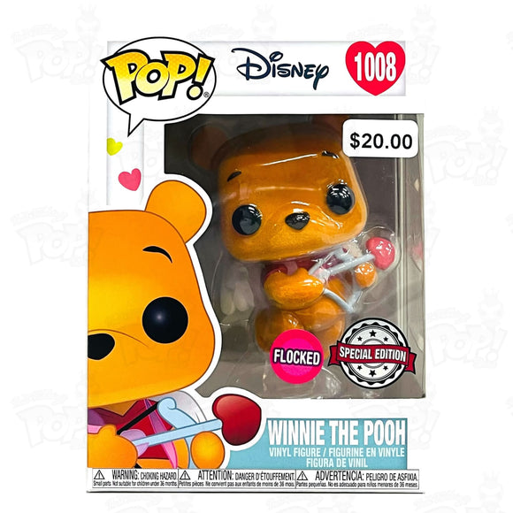 Disney Winnie the Pooh (#1008) Flocked, Special Edition - That Funking Pop Store!