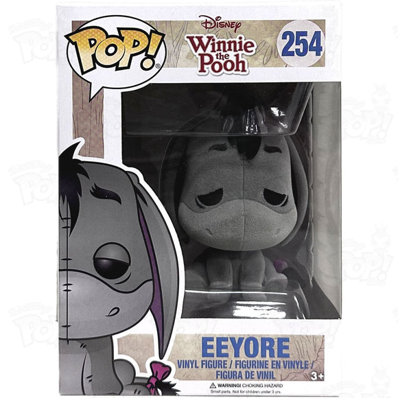 Disney Winnie The Pooh Eeyore Flocked (#254) Funko Pop Vinyl
