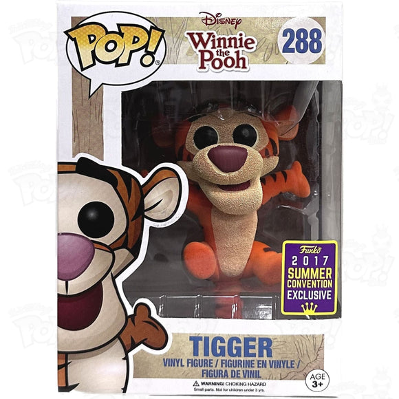 Disney Winnie The Pooh Tigger (#288) Flocked Sdcc 2017 Funko Pop Vinyl