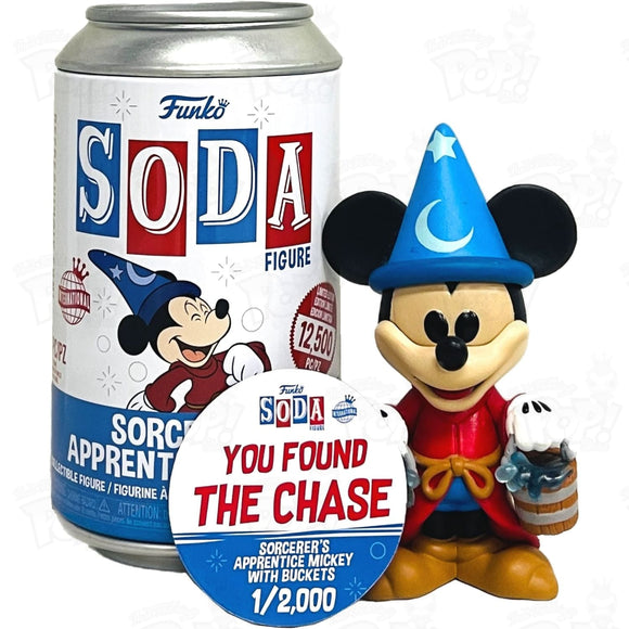Disneys Fantasia Mickey Sorcerer Soda Vinyl Chase Soda