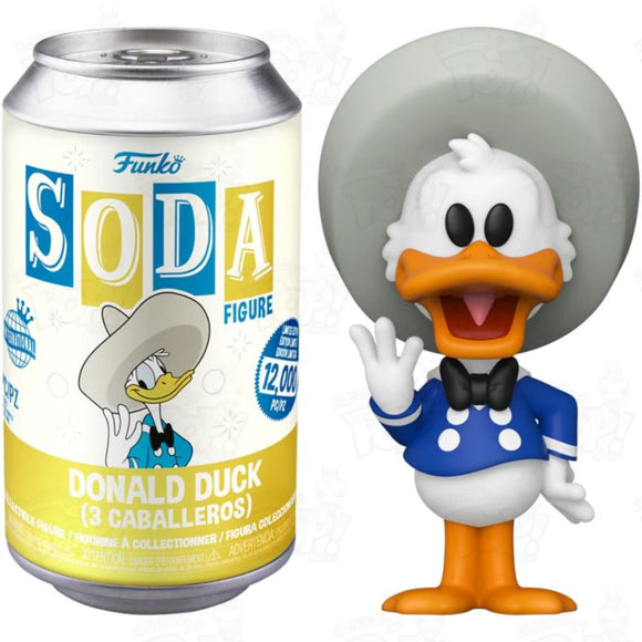 Donald Duck 3 Carballeros Soda Vinyl Soda