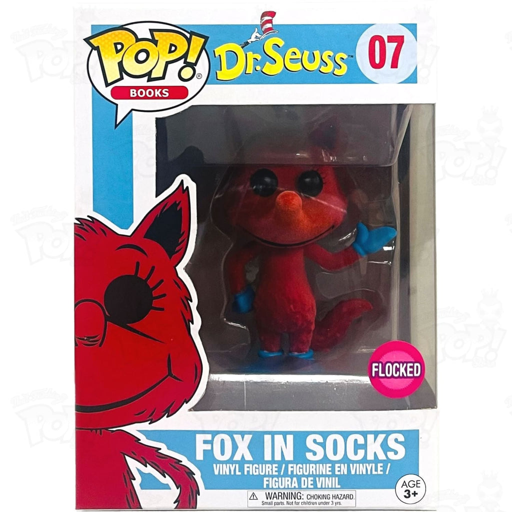 Funko Pop! Dr. Seuss Fox In Socks Flocked Figure - Collectible Vinyl Toy