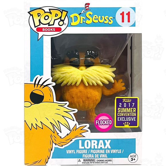 Dr Seuss Lorax (#11) Flocked 2017 Summer Convention Funko Pop Vinyl