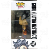 Dragon Ball Super Goku Ultra Instinct (#386) Signed By Sean Schemmel Funko Pop Vinyl