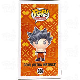 Dragon Ball Super Goku Ultra Instinct (#386) Signed By Sean Schemmel Funko Pop Vinyl