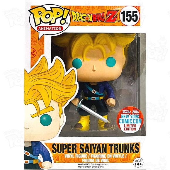 Dragon Ball Super Saiyan Trunks (#155) 2016 Nycc Funko Pop Vinyl
