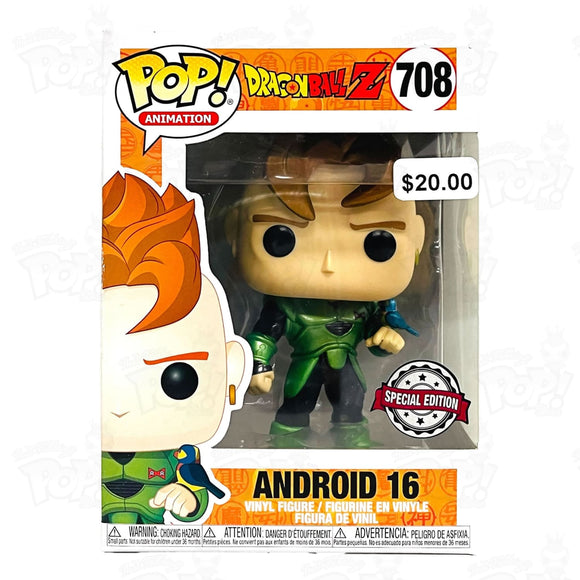 Dragon Ball Z Android 16 (#708) Metallic - That Funking Pop Store!
