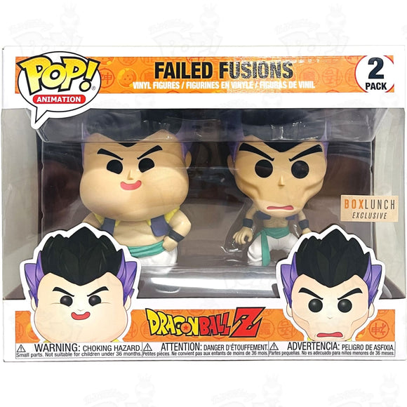 Dragon Ball Z Failed Fusions (2-Pack) Box Lunch Exclusive Funko Pop Vinyl