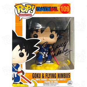 Dragon Ball Z Goku & Flying Nimbus (#109) Signed By Stephanie Nadolny (No Coa) Funko Pop Vinyl