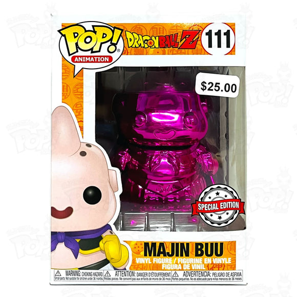 Dragon Ball Z Majin Buu Chrome Pink (#111) - That Funking Pop Store!