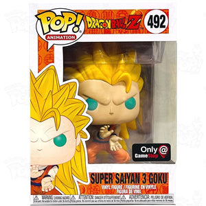 Dragon Ball Z Super Saiyan 3 Goku (#492) Gamestop Funko Pop Vinyl