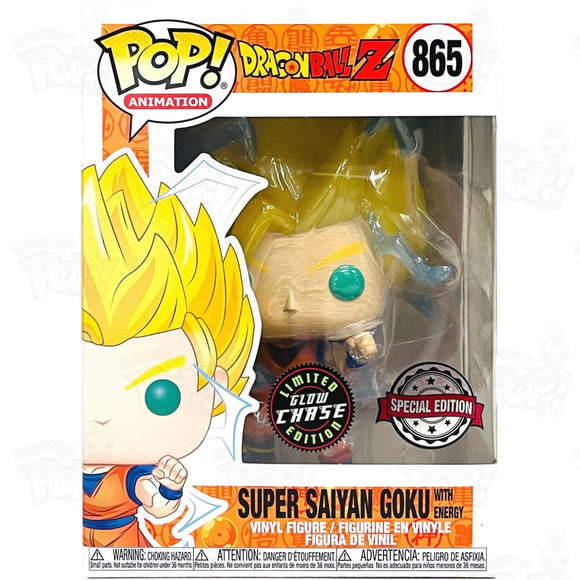 Dragon Ball Z Super Saiyan Goku With Energy (#865) Chase Funko Pop Vinyl