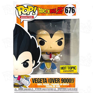 Dragon Ball Z Vegeta Over 9000 (#676) Hot Topic Funko Pop Vinyl