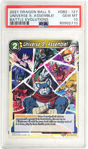 Dragonball Super Ccg: Battle Evolution Booster Universe 9 Assemble! Db2-127 Psa 10 #2 Trading Cards