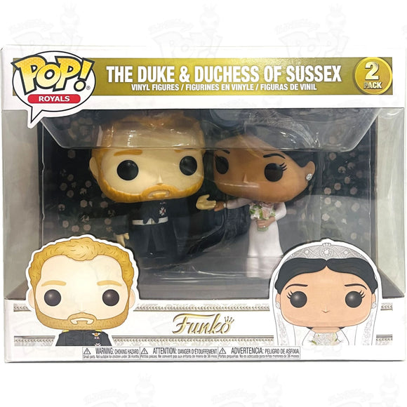 Duke & Duchess Of Sussex (2-Pack) Funko Pop Vinyl