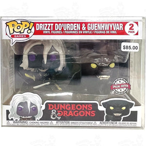 Dungeons & Dragons Drizzt Dourden Guenhwyvar (2-Pack) Funko Pop Vinyl