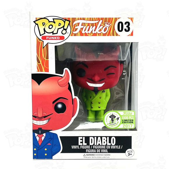 El Diablo (#03) Green Suit 2017 EDCC Exclusive 3000 Pieces Funko Pop Vinyl - That Funking Pop Store!