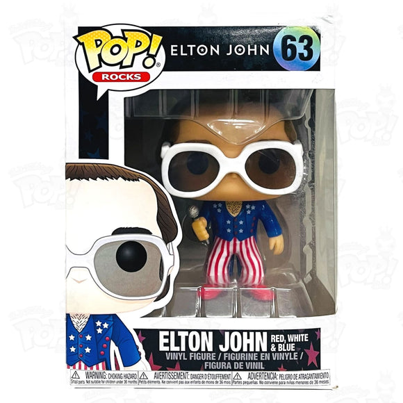 Elton John Red White & Blue (#63) Funko Pop Vinyl