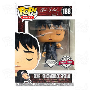 Elvis Presley 68 Comeback Special Diamond Edition (#188) Funko Pop Vinyl