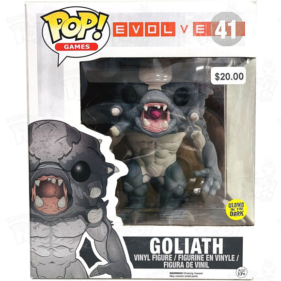 Evolve Goliath (#41) Gitd 6 Inch Funko Pop Vinyl
