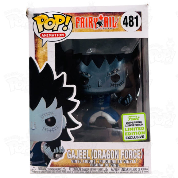 Fairy Tail Gajeel (#481) Dragon Force 2019 Eccc Damaged Funko Pop Vinyl