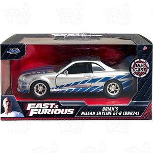 Fast & Furious 1:32 Die Cast: Brians Nissan Skyline Gt-R Bnr34 Loot