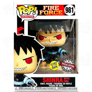 Fire Force Shinra (#981) Gitd Funko Pop Vinyl