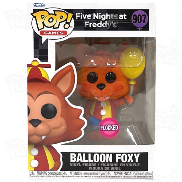 Five Nights At Freddy’s Fnaf Balloon Foxy Flocked (#907) Funko Pop Vinyl