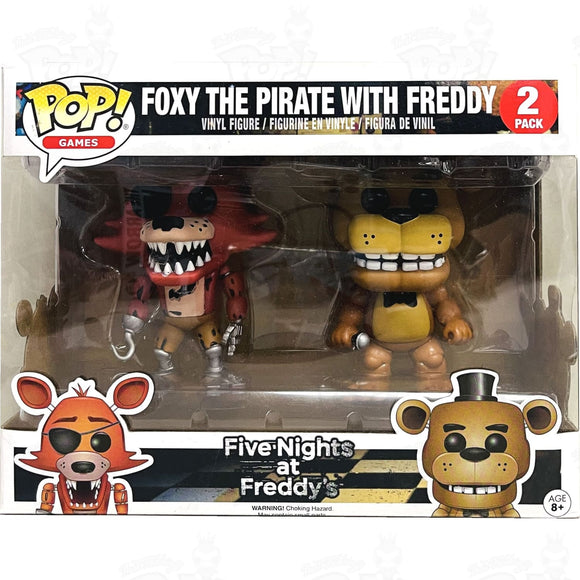 Foxy The Pirate With Freddy (2-Pack) Funko Pop Vinyl