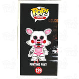 Five Nights At Freddys Fnaf Funtime Foxy (#129) Flocked Funko Pop Vinyl