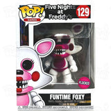 Five Nights At Freddys Fnaf Funtime Foxy (#129) Flocked Funko Pop Vinyl