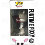 Five Nights At Freddys Fnaf Funtime Foxy (#129) Flocked Funko Pop Vinyl