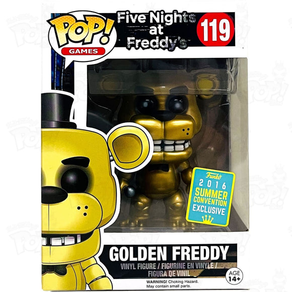 Five Nights At Freddys Golden Freddy (#119) 2016 Summer Convention Funko Pop Vinyl