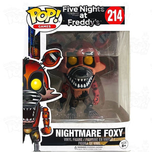 Five Nights At Freddys Nightmare Foxy (#214) Funko Pop Vinyl