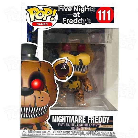Five Nights At Freddys Nightmare Freddy (#111) Funko Pop Vinyl