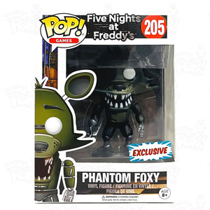 Five Nights At Freddys Phantom Foxy (#205) Exclusive Funko Pop Vinyl